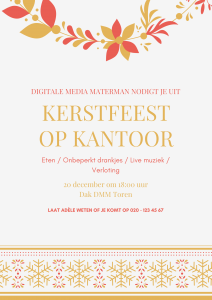 Kerst Feest Poster