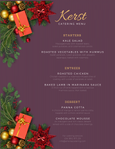 Kerst menu