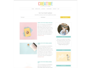 wordpress themes creative