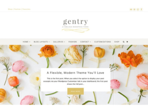 wordpress themes gentry