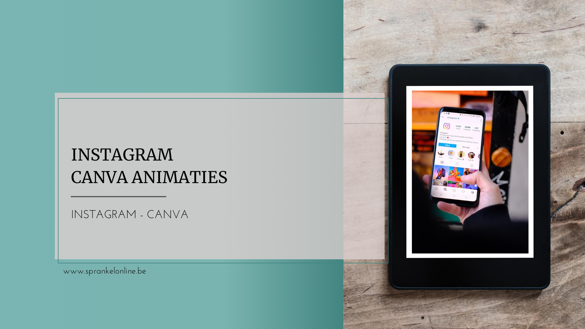 Instagram Canva Animaties