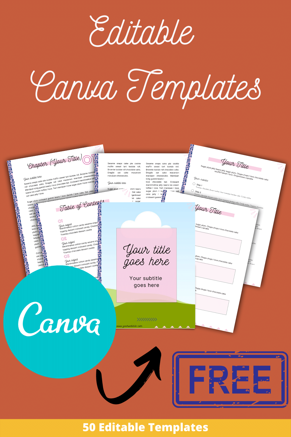  Canva  Ebook  Templates  Free Sprankel Online