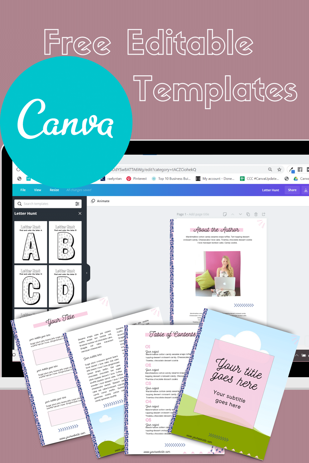  Canva  Template  Ebook  Free Sprankel Online