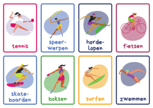 woordkaarten sporten