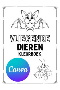 Vliegende dieren kleurplaten