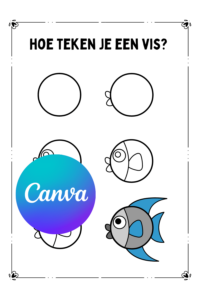Hoe teken je een visje