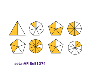 Canva Elementen voor Leerkrachten 'Fractional Number slices'