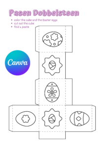 Pasen dobbelsteen Werkblad