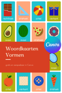 flashcards vormen flitskaarten