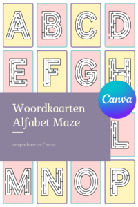 flitskaarten alfabet maze 
