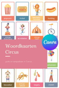 woordkaarten circus 