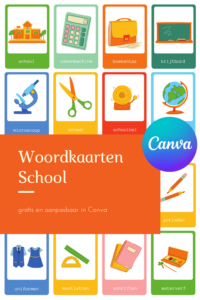 woordkaarten school