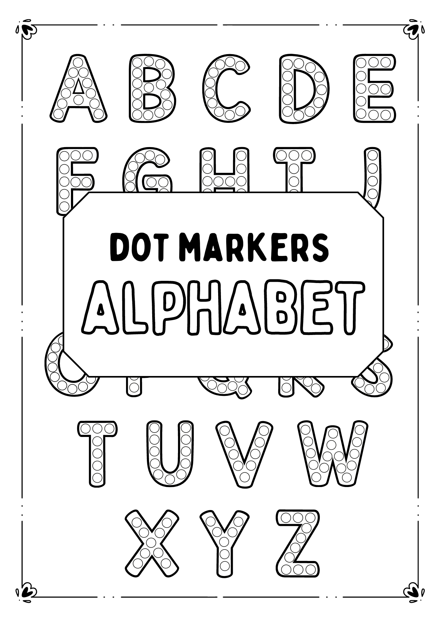 Dot to dot Werkbladen Kleuters Groep 1