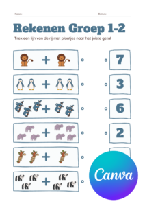 Rekenen Groep 1-2 Werkbladen