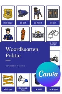 woordkaarten politie