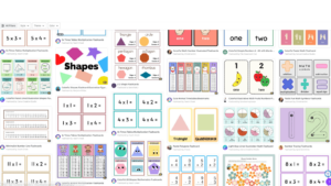 wiskunde flashcards flitskaarten